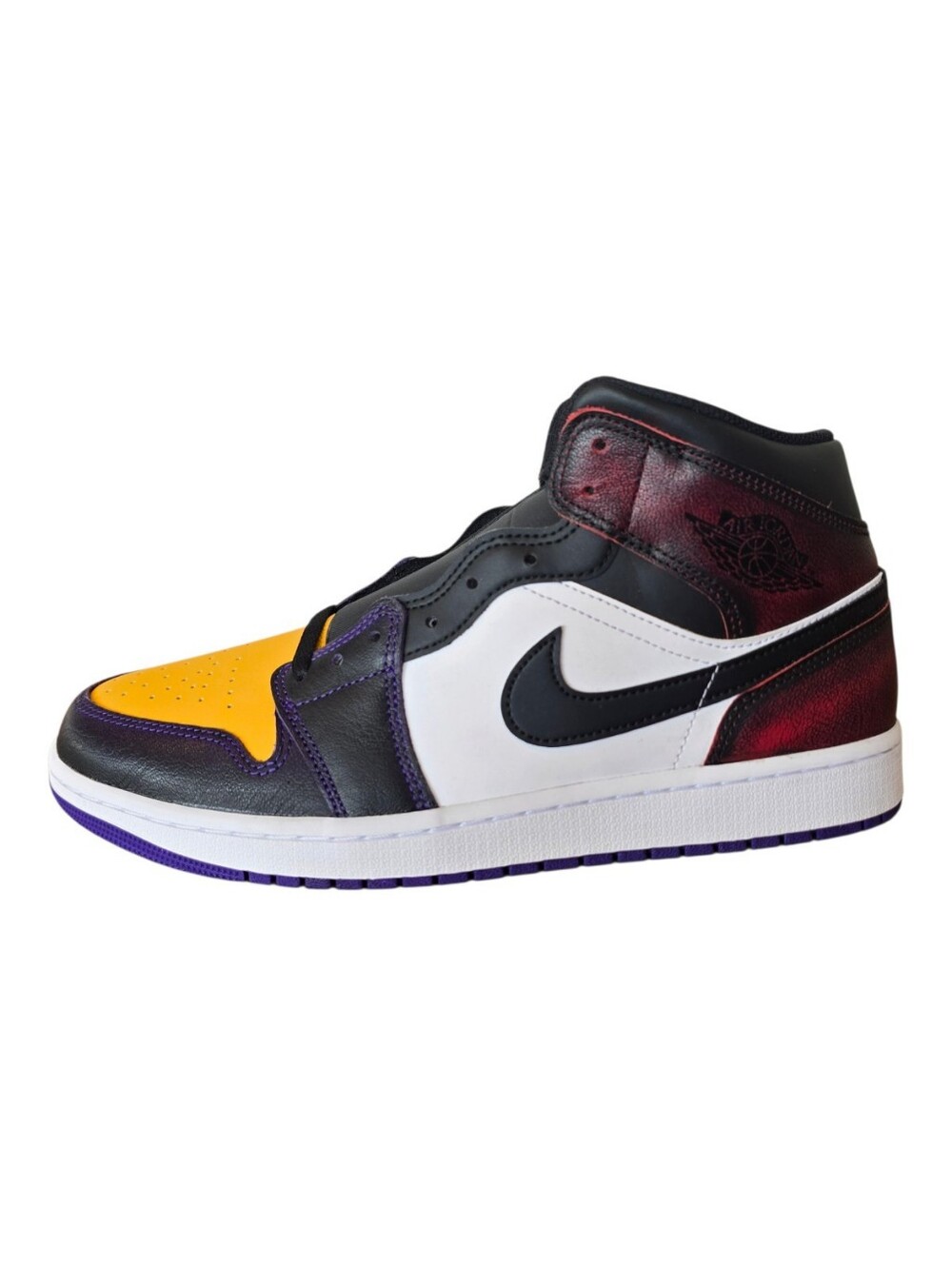 Jordan 1 Mid SE Los Angeles to Chicago Basketball Shoes IQ9383-611 Mens Size 12